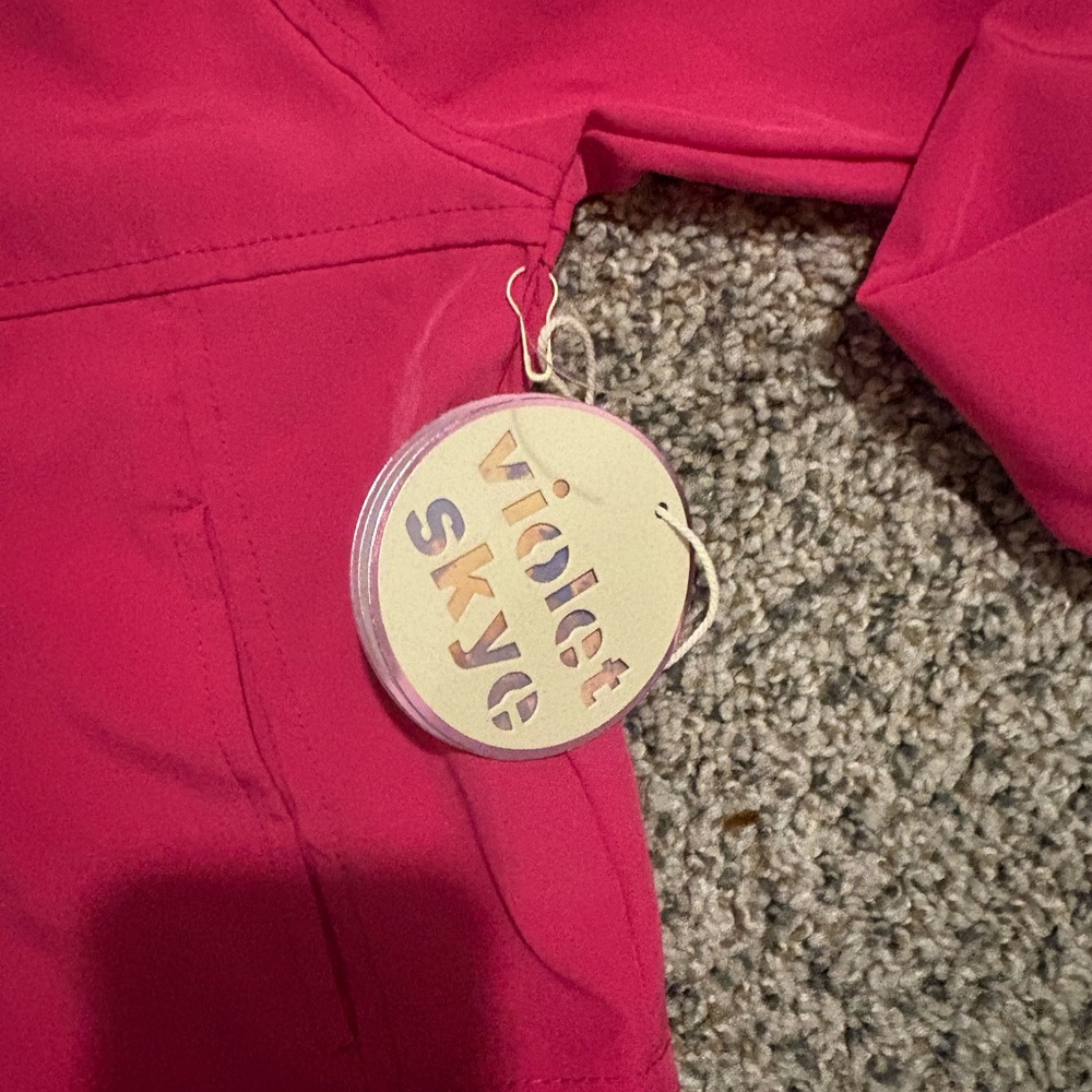 Girls size 8 Pink Hooded Jacket - Picture 2 of 4